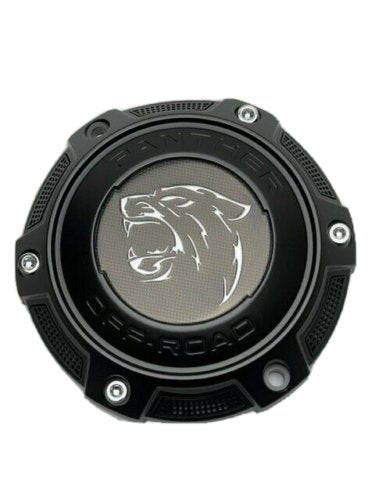 Panther Off-Road Matte Black Wheel Center Cap OR-VD-PANTHER replacement wheel center cap