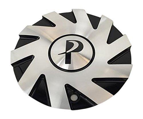 Phino Wheels PW138 CSPW138-1A SJ101-23 Black and Machined Center Cap replacement wheel center cap part PW138