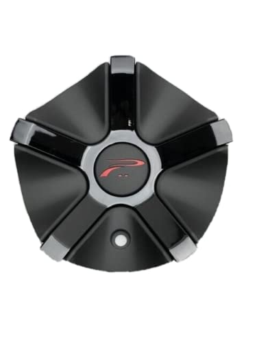 Platinum Widow Matte Black with Gloss Black Inserts Wheel Center Cap 89-9212-CAP replacement center cap logo / insert part 89-9212-CAP