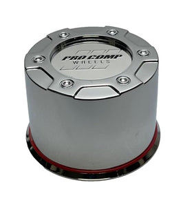 Pro Comp Chrome Push Thru Wheel Center Cap 7327042 8327041 S602-15 Sticker Logo - Wheel Center Caps