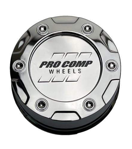 Pro Comp Chrome Snap in Wheel Center Cap 7342142 8342141 S511-33 Sticker Logo - Wheel Center Caps