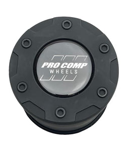 Pro Comp Flat Black Push Thru Wheel Center Cap 8515242 8515042-2 S1912-16 Resin Logo - Wheel Center Caps