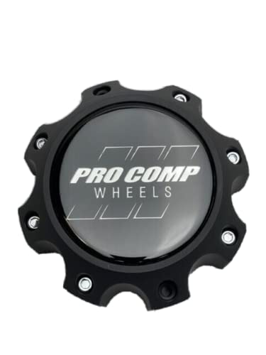 Pro Comp Flat Matte Black 8 Lug Wheel Center Cap 6031CAP1 703186502 replacement wheel center cap part 6031CAP1