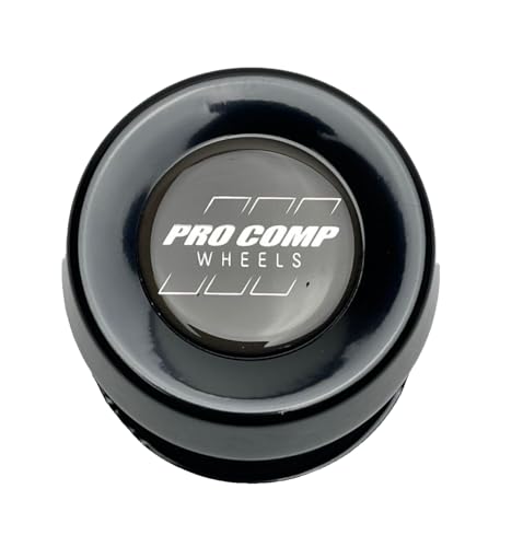 Pro Comp Gloss Black Push Thru Wheel Center Cap 2330018 - Wheel Center Caps