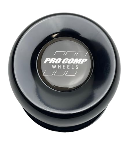 Pro Comp Gloss Black Push Thru Wheel Center Cap 2425018 - Wheel Center Caps