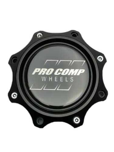Pro Comp Matte Black 8 Lug Wheel CenterCap 34-8HS-N-CAP 503451501 YL Resin Decal - Wheel Center Caps