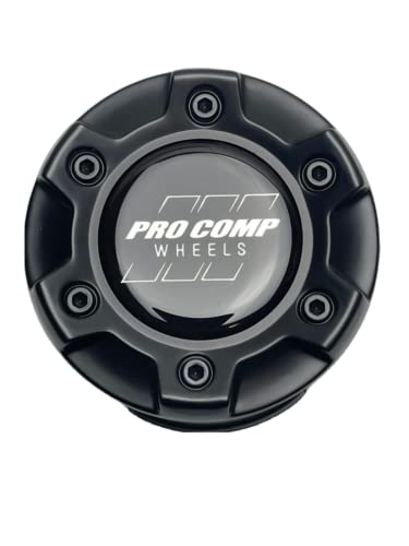 Pro Comp Matte Black Push Thru Wheel Center Cap 504434202 FT1-3-CAP replacement wheel center cap part 504434202