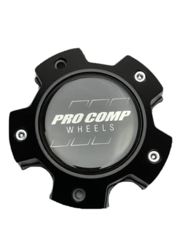 Pro Comp Matte Black Wheel Center Cap 504155542 5041555000 Resin Decal - Wheel Center Caps