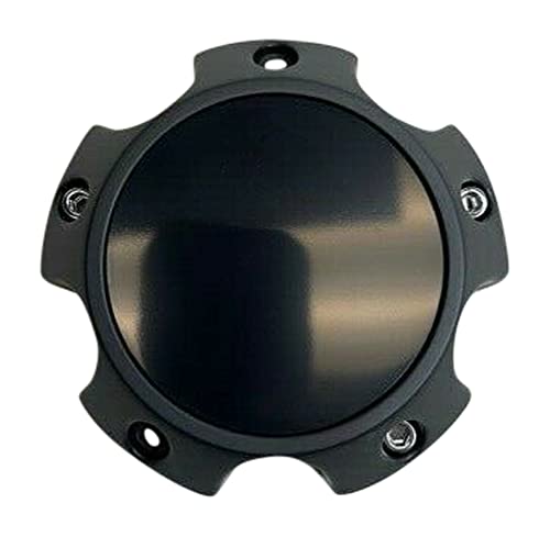 Pro Comp No Logo 5 Lug Truck Matte Black Wheel Center Cap 6031CAP4 replacement wheel center cap part 6031CAP4