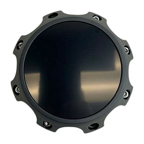 Pro Comp No Logo 8 Lug Truck Matte Black Wheel Center Cap 6031CAP1 replacement wheel center cap part 6031CAP1
