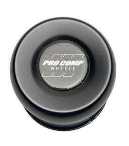 Pro Comp Satin Black Push Thru Wheel Center Cap 2425017 - Wheel Center Caps