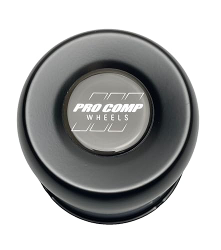 Pro Comp Satin Black Push Thru Wheel Center Cap 2425017 - Wheel Center Caps