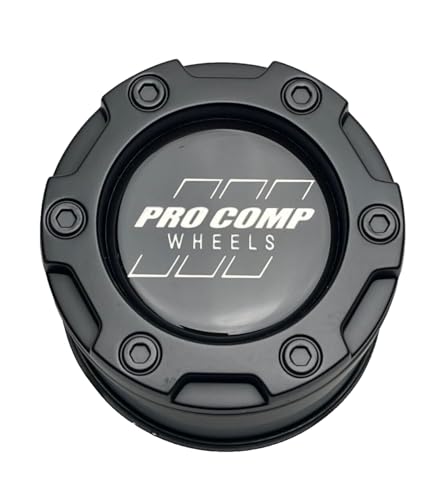 Pro Comp Satin Black Push Thru Wheel Center Cap 502942502-CAP JF023-2 S1307-12 replacement wheel center cap part 502942502-CAP