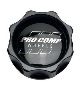 Pro Comp Satin Black Snap in Wheel Center Cap 504055602 504055602-CAP-2 Cap S210K88 S1608-09 Resin Logo - Wheel Center Caps