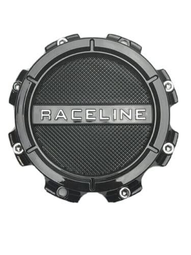 Raceline Gloss Black Wheel Center Cap C318L176S C318L176S-2-CAP replacement wheel center cap part C318L176S