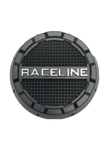 Raceline Matte Black Push Thru Wheel Center Cap BG81-LJ - Wheel Center Caps