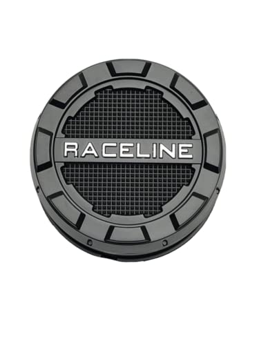 Raceline Matte Black Push Thru Wheel Center Cap C319T112F replacement wheel center cap part C319T112F