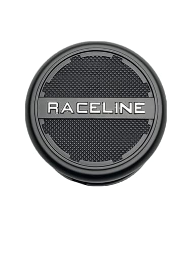 Raceline Matte Black Push Thru Wheel Center Cap C363T108F - Wheel Center Caps