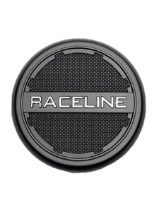 Raceline Matte Black Push Thru Wheel Center Cap C363T124F - Wheel Center Caps