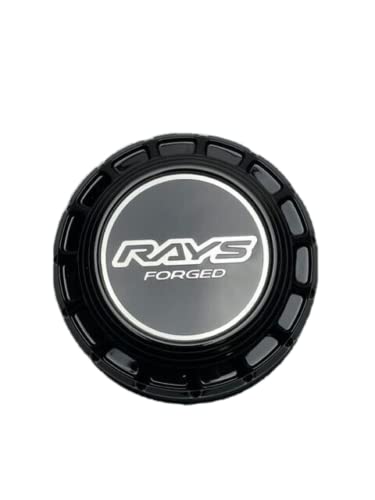 Rays Forged Gloss Black Push Thru Wheel Center Cap 6181K115 - Wheel Center Caps