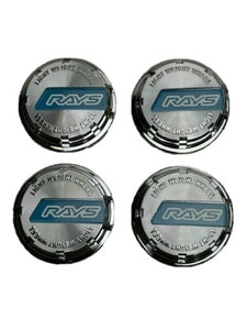 Rays Gram Lights Chrome Snap In Wheel Center Cap 4 Pack QC910-1 - Wheel Center Caps