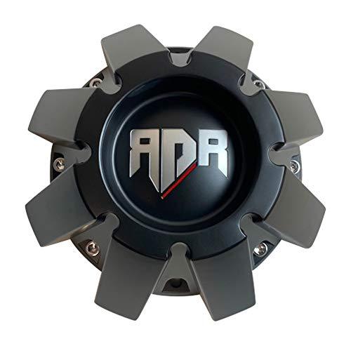 RDR Wheels CBRD1-2P Matte Black Finish replacement wheel center cap part CBRD1-2P