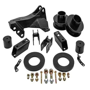 Readylift 66-2726 2.5” Leveling Kit with Track Bar Relocation Bracket for 2011-2020 Ford Super Duty F250 and F350 4WD trucks - Wheel Center Caps