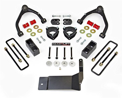 Readylift 693414 Lift Kit, Black Powdercoat, Tires Up to 33