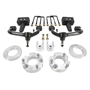 Readylift Suspension 3.5 inch Suspension Lift Kit for Ford F-150, Black, (69-21350) - Wheel Center Caps