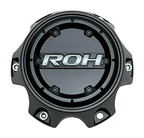 ROH Matte Black Wheel Center Cap CBR0H06-1P replacement wheel center cap part CBR0H06-1P