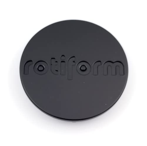 Rotiform Wheels 1003-40MB Matte Black Wheel Center Cap 2.36 Inch Snap in 1003-40 replacement wheel center cap part 1003-40MB