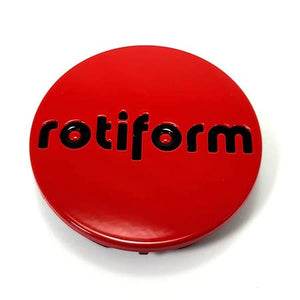 Rotiform Wheels 1003-40RB Red with Black Logo Center Cap 2.36" 1003-40 M-1001 - Wheel Center Caps