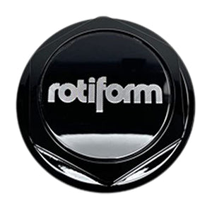 Rotiform Wheels 32170-26UK Gloss Black Snap in Center Cap - wheelcentercaps