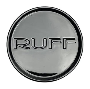 Ruff Racing Wheels MCS65NA28 MCS65NA28AC CCR006RUFGB Gloss Black Center Cap - Wheel Center Caps