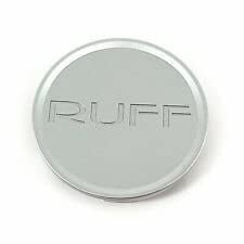Ruff Racing Wheels PSC006 PSC006RUFGSV1 Silver Snap in Center Cap replacement wheel center cap part PSC006