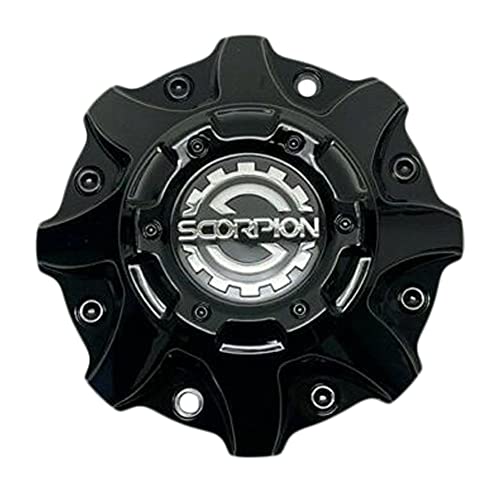 Scorpion Gloss Black Wheel Center Cap 289-CAP LG1807-22 SC30 replacement wheel center cap part 289-CAP