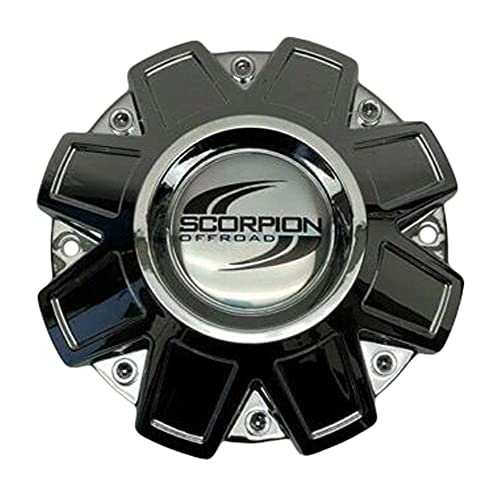 Scorpion Offroad Chrome Wheel Center Cap 233-CAP replacement wheel center cap part 233-CAP