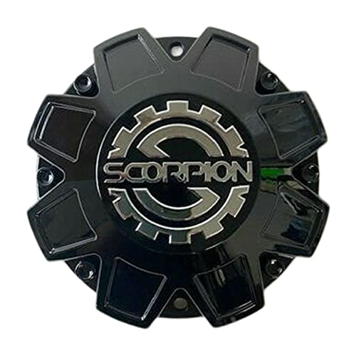 Scorpion Wheels 244-CAP LG1606-65 Black Wheel Center Cap replacement wheel center cap part 244-CAP