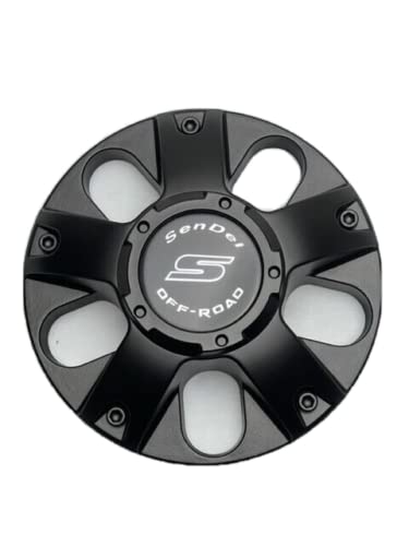 Sendel Off-Road Matte Black Snap in Wheel Center Cap LOCKR-5H-CAP LOCKER-5H-2 - Wheel Center Caps