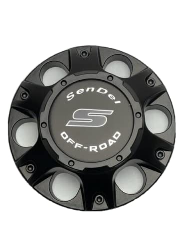 Sendel Off-Road Matte Black Snap in Wheel Center Cap LOCKR-6H-CAP LOCKER-6H-2 replacement wheel center cap part LOCKR-6H-CAP