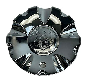 Sevizia Chrome Wheel Center Cap CSSE408-1P SJ128-06 - wheelcentercaps