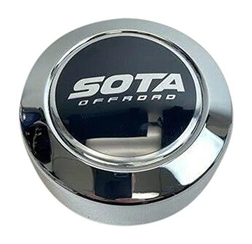 SOTA Offroad Chrome Snap in Wheel Center Cap A608F-4 A608F-6 replacement wheel center cap part A608F-4