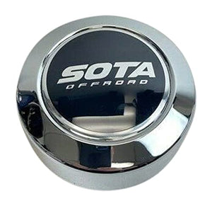 SOTA Offroad Chrome Snap in Wheel Center Cap A608F-4 A608F-6 - wheelcentercaps