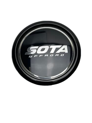SOTA Offroad Gloss Black Snap in Wheel Center Cap A608F-3 replacement wheel center cap part A608F-3