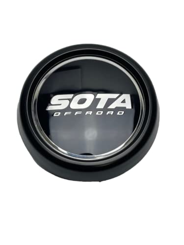 SOTA Offroad Matte Black Snap in Wheel Center Cap A608F-3 replacement wheel center cap part A608F-3