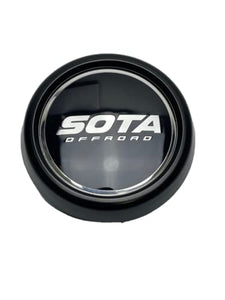 SOTA Offroad Matte Black Snap in Wheel Center Cap A608F-3 - Wheel Center Caps