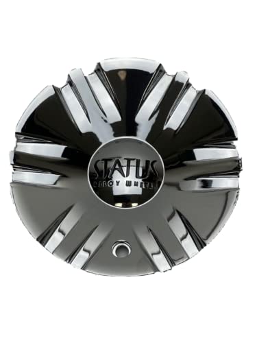 Status Alloy Chrome Wheel Center Cap C600301-CAP-S225 replacement wheel center cap part C600301-CAP-S225