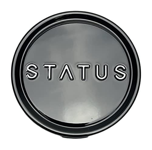 Status Wheels 1006-52GBP Gloss Black Center Cap replacement wheel center cap part 1006-52GBP