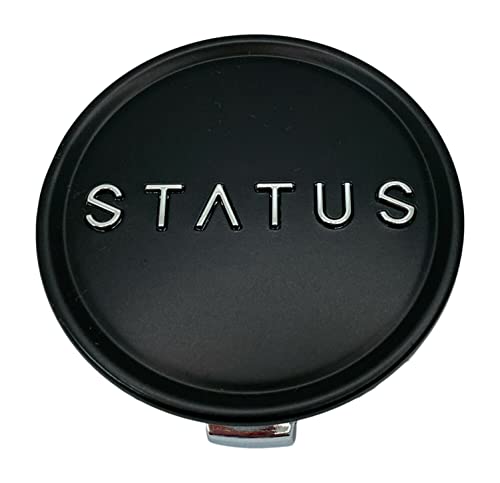 Status Wheels 1006-54MBP Matte Black Snap in Center Cap replacement wheel center cap part 1006-54MBP