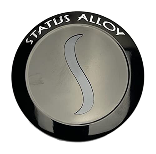 Status Wheels CCSTAGB 1246S01 Gloss Black Center Cap replacement wheel center cap part 1246S01